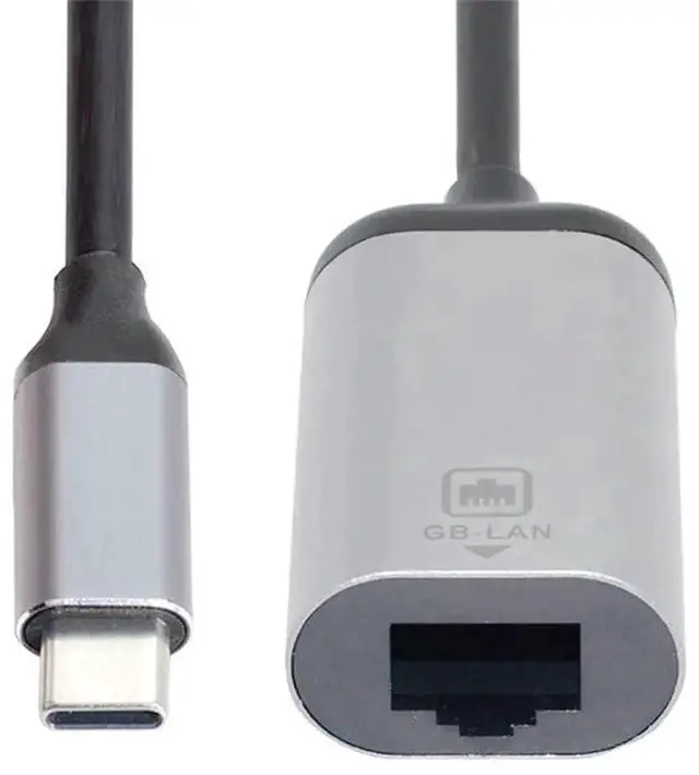 Alt view image 6 of 7 - USB3.1 Type-C to Gigabit Ethernet Adapter, 1000Mbps USB-C LAN Network Cable Converter for Laptop
