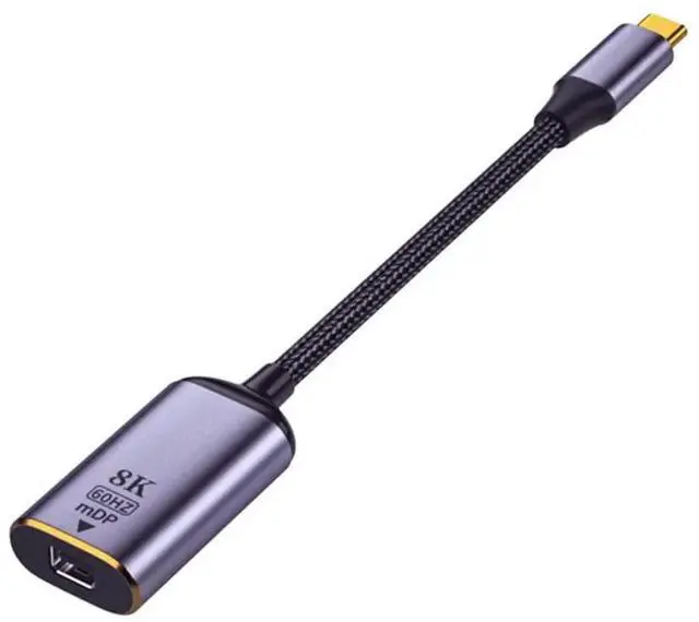 Main image of USB4 Type-C to Mini DisplayPort Mini-DP Female Cable, 8K@60Hz UHD 4K Ultra HD Video Adapter Cable for Monitor Display