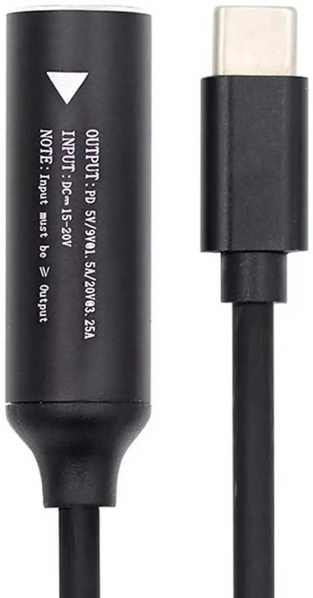 Main image of USB-C Type-C to DC Jack 4.0x1.7mm PD Power Charging Cable, 9V 15V 20V Fast Charge Cord for Laptop and Mobile Phone