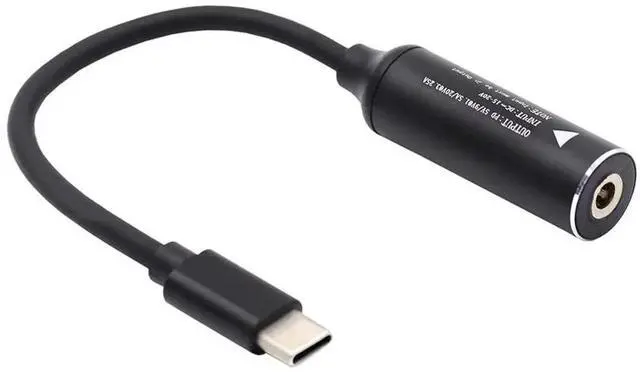 Alt view image 4 of 7 - USB-C Type-C to DC Jack 4.0x1.7mm PD Power Charging Cable, 9V 15V 20V Fast Charge Cord for Laptop and Mobile Phone