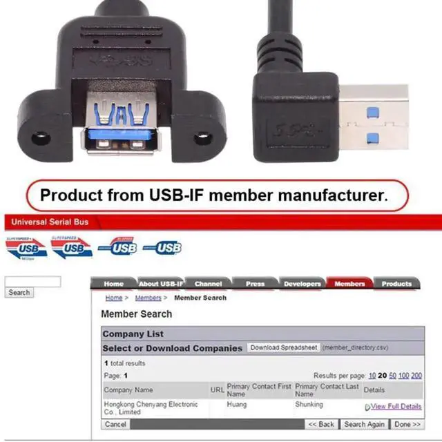 Alt view image 2 of 7 - Up Angled 90 Degree USB 3.0 Extension Cable, 30cm Right Angle USB 3.0 Data Adapter Converter Cord Compatible with Printer Scanner AIO All-in-One Device