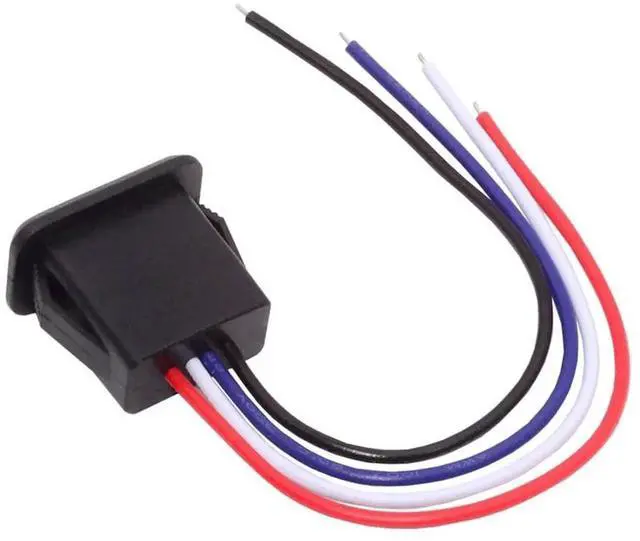 Alt view image 6 of 7 - 2Pcs/Set 24AWG USB 2.0 Pigtail Cable, Type A Female Socket to 4Pin Open Wire with Latch Mount, DC 5V Power Data Cord for DIY OEM Repair Projects