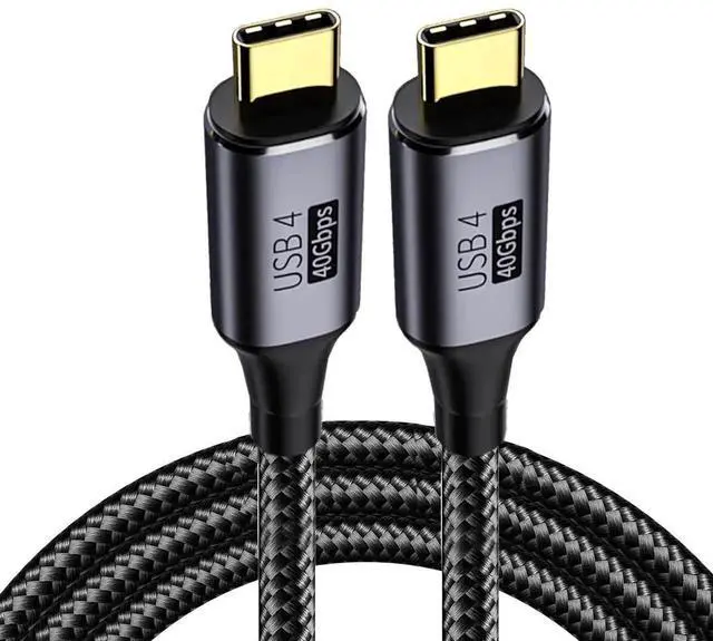 Main image of 1.0M USB4 Type C Male to Male Cable, 40Gbps Data Transfer 100W PD Fast Charging 8K@60Hz 5K@60Hz Video Cord Compatible with USB3.1 Thunderbolt 3/4/5