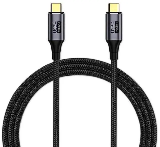 Alt view image 2 of 7 - 1.0M USB4 Type C Male to Male Cable, 40Gbps Data Transfer 100W PD Fast Charging 8K@60Hz 5K@60Hz Video Cord Compatible with USB3.1 Thunderbolt 3/4/5