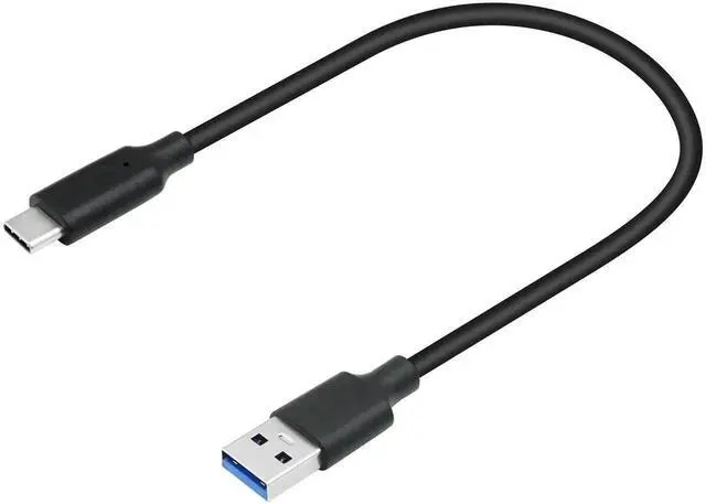 Main image of 1FT USB C Android Auto Cable, USB A to USB C 3.2 Gen 2 10Gbps Data Sync Cord, 60W 3A Fast Charging Compatible with Cell Phones Laptops SSD Hard Drives