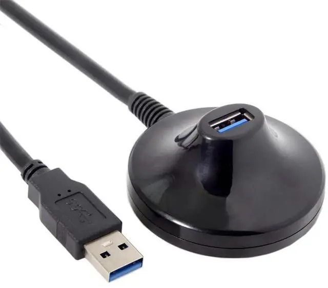 Main image of 2.6ft USB 3.0 Type-A Male to Female Extension Docking Cable, 5Gbps High Speed Extension Dock Station Cord for Phone Laptop