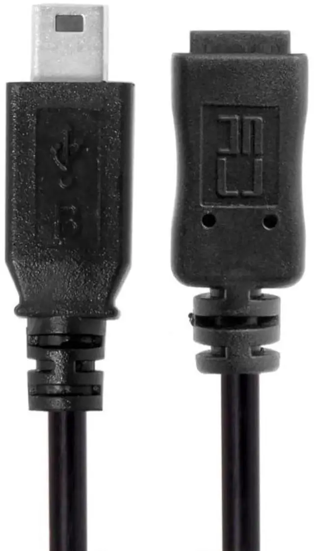 Main image of 150cm Straight Mini B USB 5Pin Male to Female Extension Cable, Mini Type B Charging Data Cord for GPS Digital Camera