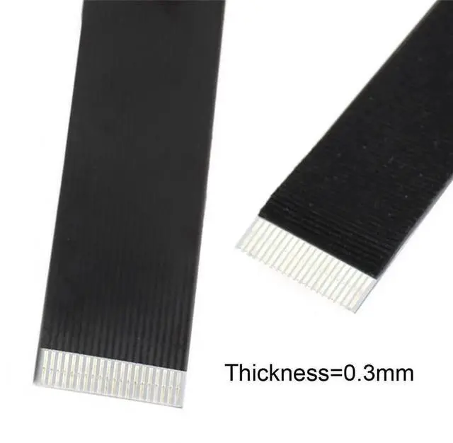 Alt view image 6 of 7 - 2m Down Angled USB 2.0 Type-A Male to Female Extension Cable, Flat Slim FPC Flexible Downward Angle USB Extender Cord for FPV External Hard Drive Scanner Printer