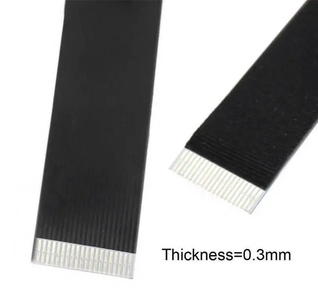 Alt view image 6 of 7 - 2.0M USB 2.0 Type-A Male to Micro USB 5Pin Male Flat Slim FPC Cable, Data Charging FPC Cord for FPV Drone, Hard Drive, Smartphone