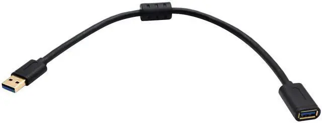 Alt view image 5 of 7 - 0.3M USB 3.0 Type A Male to Female Extension Cable, Magnetic Ring High Speed Extender Cord for USB Flash Drive, Card Reader, Hard Drive, Keyboard, Printer, Camera