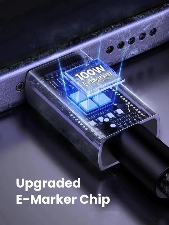 Alt view image 4 of 7 - UGREEN 100W USB C Fast Charging Cable, 3.3FT Type C Charger Cord Compatible with iPhone 17/17 Pro/17 Pro Max/16, MacBook Pro/Air, Galaxy S25/S24, iPad Pro/Air, Pixel 9