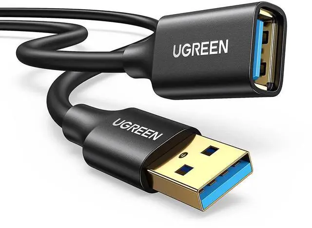 Main image of UGREEN 6ft USB 3.0 Extension Cable, Type A Male to Female High Speed Extender Cord, Compatible with PlayStation, Xbox, Oculus VR, Flash Drive, Card Reader, Hard Drive, Keyboard, Printer, Camera