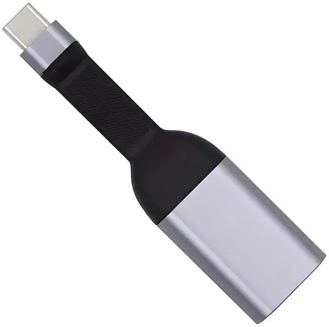 Main image of USB4 Type-C to DisplayPort Flat Cable, Ultra Slim 4K@60Hz 1080P HD Video Adapter Cord, Type-C Source Host to DP Sink for Monitor HDTV Laptop Tablet Phone
