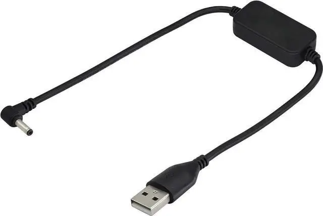 Main image of 0.3m USB 2.0 Male to 90 Degree 3.5x1.35mm DC Male Elbow Power Cord, Right Angle DC Barrel Jack 5V Extension Cable for Desk Lamp Mini Fan Router Small Electronics