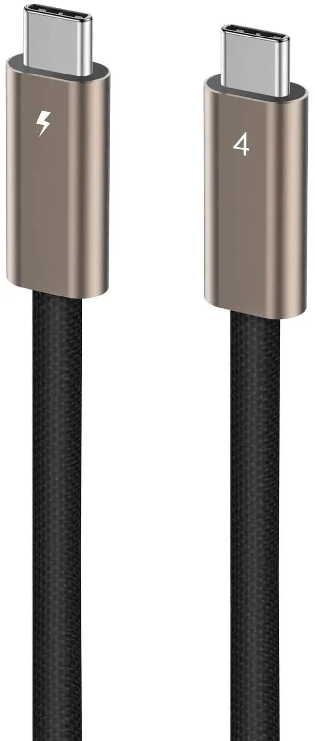 Main image of 6.6FT USB4 USB C to USB C Cable, 40Gbps Data Transfer 240W PD3.1 Fast Charging 24Pin E-Marker Cable Compatible with Thunderbolt 4, Video Audio Output for iPhone 16/16e/15, Galaxy S25, Mac Laptop PC Di