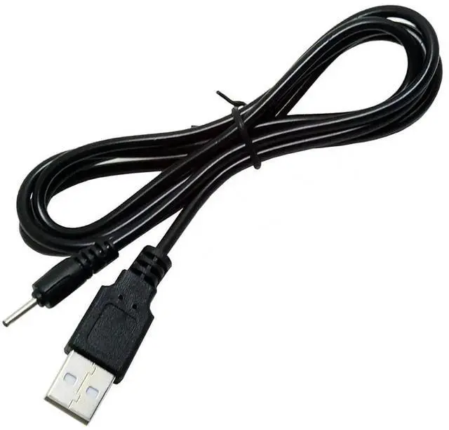 Alt view image 5 of 7 - 2Pcs/Lot 150cm USB 2.0 Type-A Male to DC 2.0x0.7mm Power Cable, 24AWG Round Plug 5V DC Charging Cord for Electronic Devices