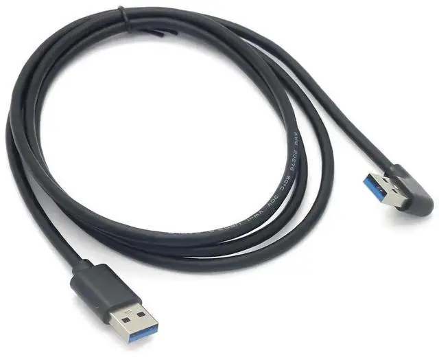 Main image of 4.9FT USB 3.0 Right Angled A to A Cable, 90 Degree Type A Male to Male Cord, 5Gbps High Speed Data Transfer
