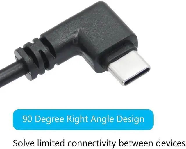 Alt view image 4 of 7 - 4Pcs 11Inch 90 Degree USB C to 4 Pin Bare Wire Cable, Right Angle USB Type C Male Plug Open End Pigtail Wire, 5V/2A Power Data Cord for USB Device Replacement Repair DIY Project