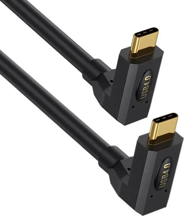 Main image of 4FT/1.2M Coiled Spring USB4.0 Cable, USB C to USB C Male to Male Spiral Cord, 40Gbps Data Transfer, 240W PD Fast Charging, 8K/6K@60Hz UHD Video, Up/Down Angle Design