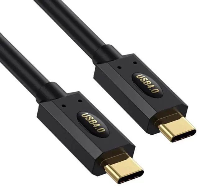 Main image of 4FT/1.2M Straight to Straight Coiled USB4.0 Cable, USB C to USB C Male to Male Spiral Cord, 40Gbps Data Transfer, 240W PD Fast Charging, 8K/6K@60Hz UHD Video