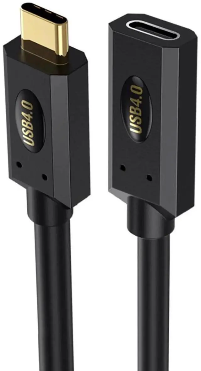 Main image of 4FT/1.2M Straight to Straight Coiled USB4.0 Extension Cable, USB C Male to Female Spiral Spring Cord, 40Gbps Data Transfer, 240W PD Fast Charging, 8K/6K@60Hz UHD Video