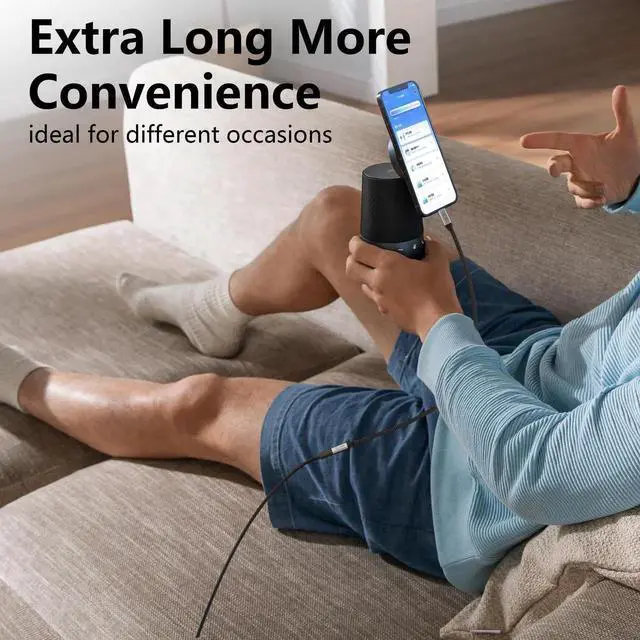 Alt view image 6 of 7 - 6.6ft/2M USB4 Extension Cable, USB-C Female to Male, 40Gbps Data Transfer, 8K@60Hz Video, 240W PD Fast Charging, Compatible with Thunderbolt 4, Laptop, Tablet, Smartphone, Monitor