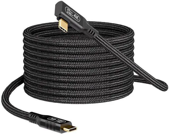 Main image of 16.5FT USB C to USB C Cable, 20Gbps Data Transfer, 4K@60Hz UHD Video, 100W PD Fast Charging Cord Compatible with iPhone 15/16, MacBook Pro, Samsung Galaxy S21/S22/S23