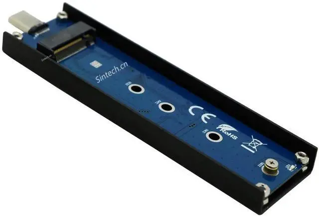 Main image of M.2 NVMe SSD Enclosure, USB 3.1 Gen2 Type C to M-Key NGFF SSD External Adapter, Portable NVMe SSD Case Compatible with Samsung 960 970 EVO, WD Black NVMe SSD