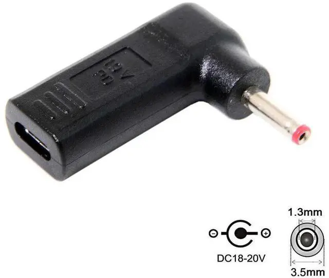 Alt view image 6 of 7 - USB-C to DC 19V 3.5x1.3mm PD Trigger Adapter, USB 3.1 Type C PD Emulator Converter Compatible with ViewSonic M1+