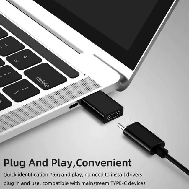Alt view image 6 of 6 - USB-C Female to USB 3.0 Male Adapter, Type C Female to USB 3.0 A Male Converter