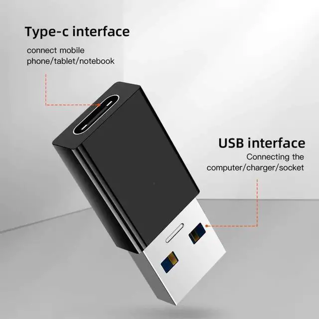 Alt view image 4 of 6 - USB-C Female to USB 3.0 Male Adapter, Type C Female to USB 3.0 A Male Converter