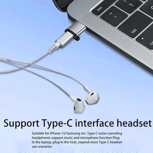 Alt view image 7 of 7 - 4 Pack USB to USB C Adapter Set, 2Pcs Type C Male to USB 3.0 A Female + 2Pcs USB C Female to A Male OTG Converter Compatible with iPhone 15/16 Galaxy S23 S24