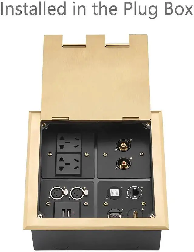 Alt view image 2 of 6 - USB B to A Panel Mount Adapter, D-Type USB Type B to Type A Conversion Connector, Compatible with HP Canon Epson Lexmark Xerox Printers Scanners