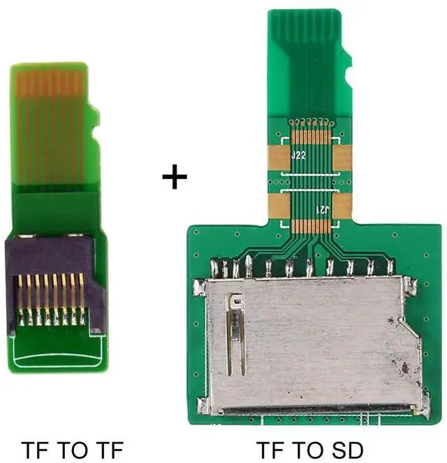 Alt view image 3 of 6 - 1 Set SD TF Card Extension Adapter Kit, Female Socket to Micro-SD TF Male Plug Memory Card Extender, Professional Testing Tools