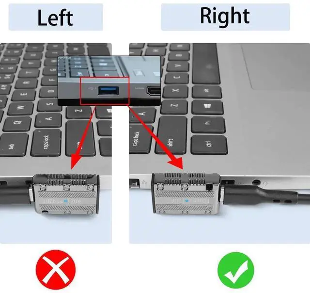 Alt view image 5 of 7 - Metal Mecha 120W USB3.1 to USB C 90° Vertical Bend Adapter, 10Gbps USB3.1 Male to Type C Female Right Angle Connector with LED Light for PC Laptop Wall Charger