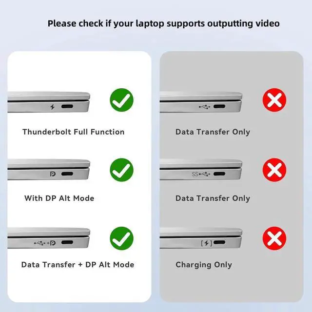 Alt view image 3 of 7 - 1 Pack USB C Female to HDMI Male Adapter, 4K@60Hz Uni-Directional Type C Source to HDMI 2.0 Converter, Thunderbolt 3/4 Compatible for MacBook Pro/Air, Galaxy, Surface, iPhone 17 Series