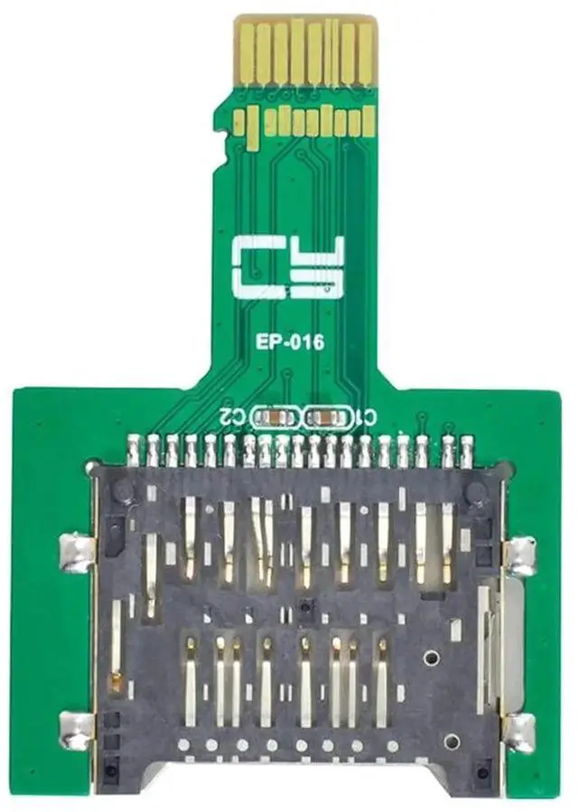 Alt view image 7 of 7 - TF Micro SD Male to SD Female Extension Adapter, PCBA Design Support SD/SDHC/SDXC UHS-II UHS-III High Speed Card Extension