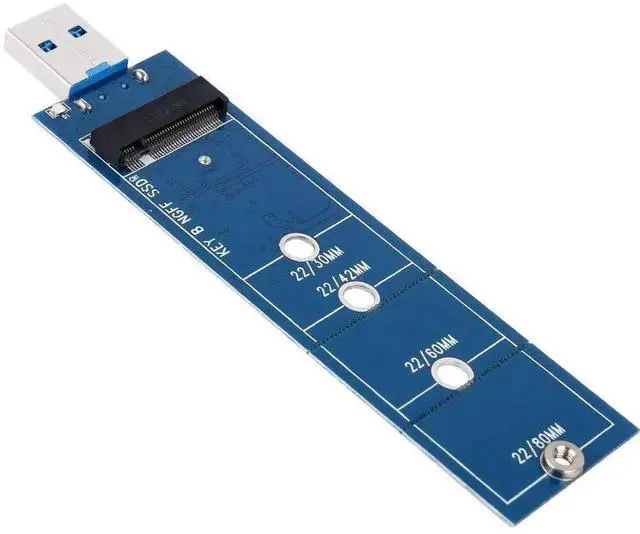 Main image of USB 3.0 M.2 NGFF SATA3 SSD External Enclosure, Portable M.2 SATA SSD Adapter Card