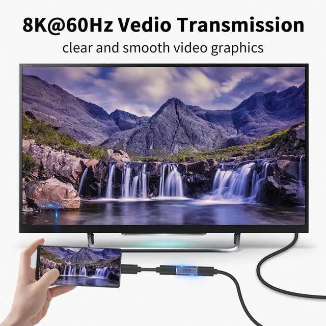 Alt view image 4 of 7 - 2-Pack USB C Female to Female Coupler, 100W 40Gbps Type C Extension Adapter, Thunderbolt 4 Compatible for iPhone, Galaxy, Docking Station