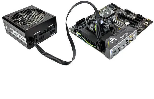 Alt view image 3 of 6 - EPS ATX12V 8 Pin 4+4 CPU Power Cable, Compatible Only with Corsair Modular Power Supply, CPU Extension Power Cord for Desktop PC Motherboard