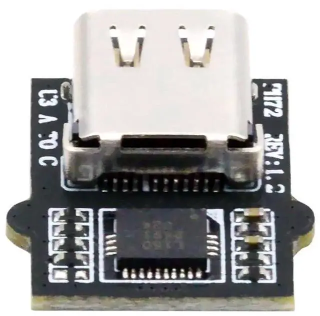 Alt view image 7 of 7 - USB-C Female Socket DIY Connector with VL160 Chipset, DIP Type Replace USB3.0 Type-A Female, DC 5V Power for PCI-e Card Motherboard Laptop