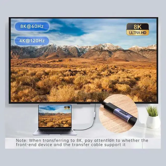 Alt view image 5 of 5 - 3 Pack USB C Female to Female Adapter, 240W Fast Charging 40Gbps USB-C Coupler Extender, 8K@60Hz Video Output Compatible with MacBook iPad Thunderbolt 3/4