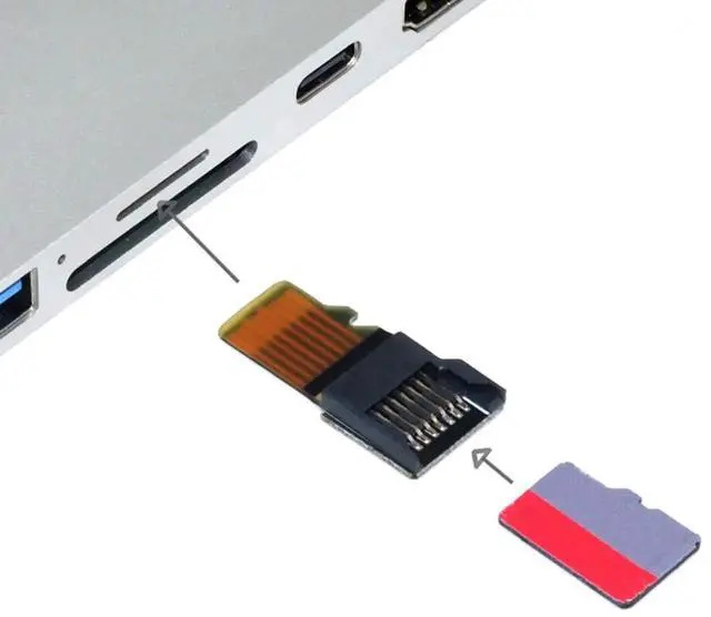 Alt view image 3 of 6 - 5Pcs Micro SD TF Card Extension Adapter, Male to Female TF Memory Card Extender PCBA Reader Test Tool for Car GPS Mobile Phone