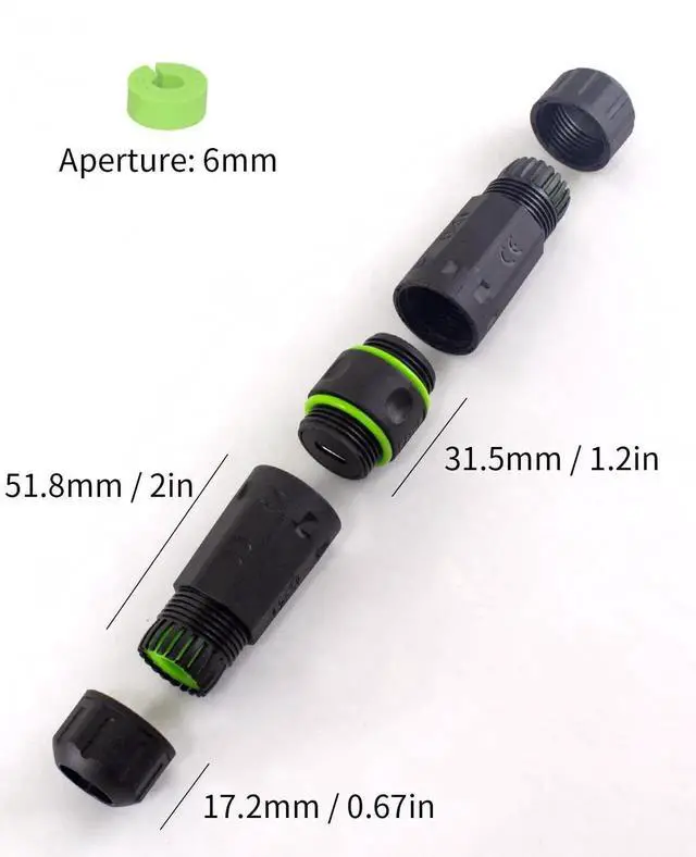 Alt view image 3 of 7 - 1-Pack Waterproof USB C 3.1 Panel Mount Connector, 10Gbps Type C Bulkhead Coupler, Outdoor Waterproof Charging Socket for Data Transfer