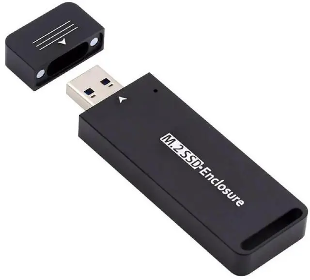 Alt view image 6 of 7 - RTL9210B Chipset M.2 NVMe SATA SSD External PCBA Adapter, USB 3.0 to M-Key NGFF SSD Enclosure Compatible with 2230 2242