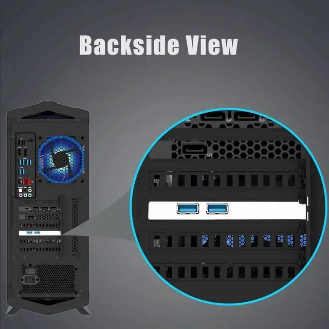 Alt view image 7 of 7 - U3142A 2-Port 10Gbps USB 3.1 Gen2 Type-A PCIe X4 Expansion Card, ASM 3142 Chip with Standard and Low Profile Bracket