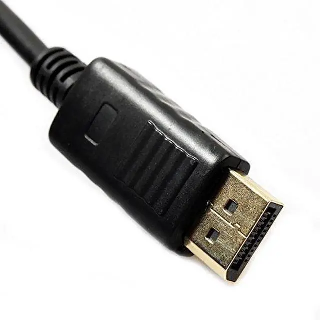 Alt view image 3 of 5 - 6FT DisplayPort to HDMI Cable, DP Male to Male High Speed Display Port Cord Adapter Converter for PC Laptop Monitor HDTV Projector