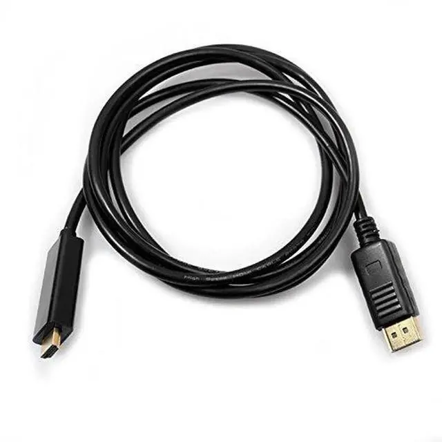 Alt view image 2 of 5 - 6FT DisplayPort to HDMI Cable, DP Male to Male High Speed Display Port Cord Adapter Converter for PC Laptop Monitor HDTV Projector