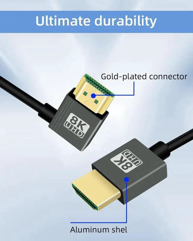 Alt view image 6 of 7 - 2.2FT 90 Degree Right Angle HDMI Coiled Cable, HDMI 2.1 Spring Spiral Cord 48Gbps 8K@60Hz for Camera TV Capture Cards Tablet