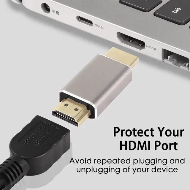 Alt view image 6 of 7 - 2 Pack 8K HDMI 2.1 Male to Male Coupler Adapter, Type A Male to Male HDMI Extension Connector Support 8K@60Hz 4K@120Hz HDR for HDTV Projector Laptop PC
